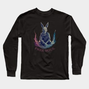 Anthropomorphic wolf - free soul Long Sleeve T-Shirt